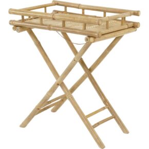 Dienbladtafel bamboe 60x40x68cm