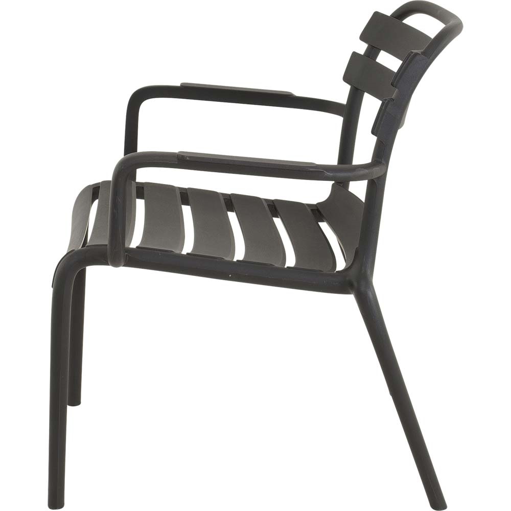 Loungestoel Torvi zwart - Afbeelding 3
