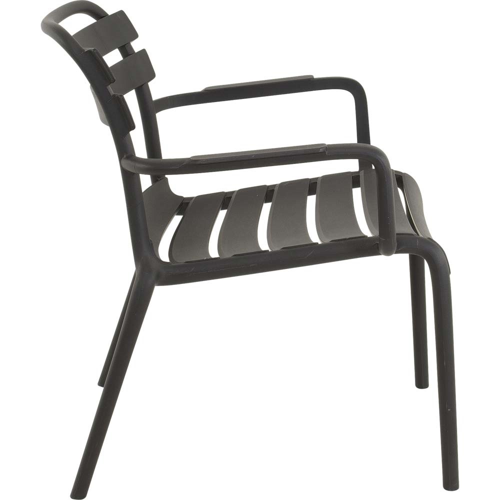 Loungestoel Torvi zwart - Afbeelding 5