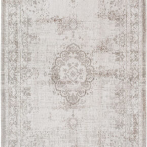 Louis de Poortere - 8383 Fading World Medallion Salt & Pepper - 280x360 cm Vintage Vloerkleed