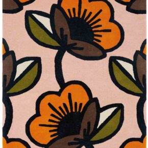 Orla Kiely - Passion Flower Pink 59602 - 250x350 cm Vloerkleed