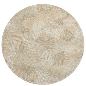 Louis de Poortere - Coral Meditation 9229 Shell Beige Rond - 240 rond Vloerkleed