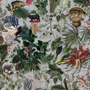 Moooi Carpets - Menegerie of Extinct Animals Cloud - 350 rond Vloerkleed