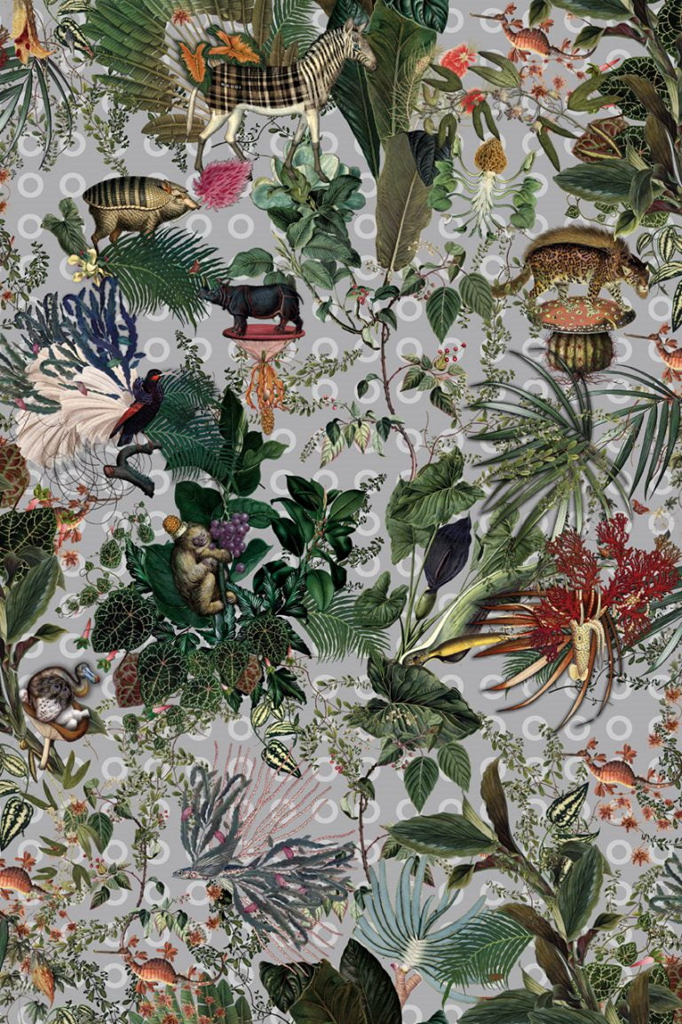 Moooi Carpets - Menegerie of Extinct Animals Cloud - 350 rond Vloerkleed