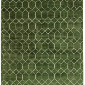 Brinker Carpets - Feel Good Laatz Army Green - 170x230 cm Vloerkleed