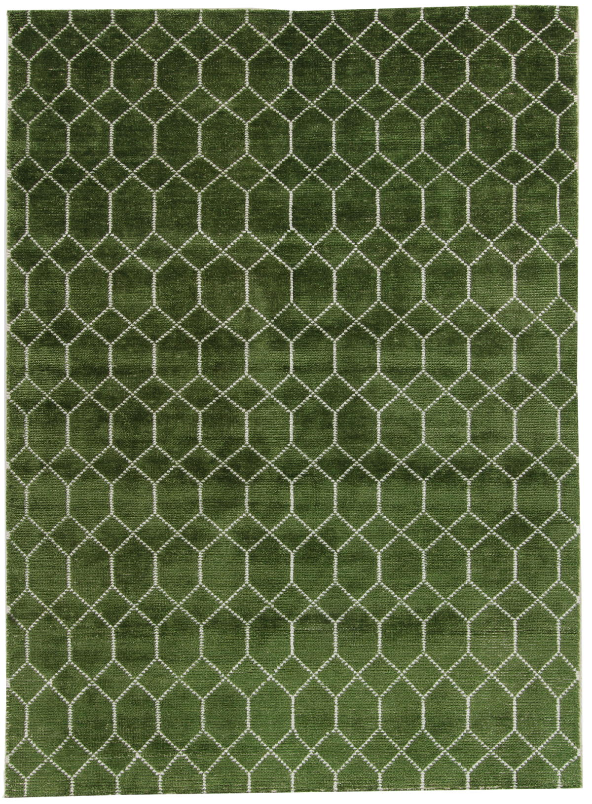 Brinker Carpets - Feel Good Laatz Army Green - 170x230 cm Vloerkleed