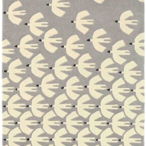 Scion - Pajaro Steel 23904 - 090x150 cm Vloerkleed