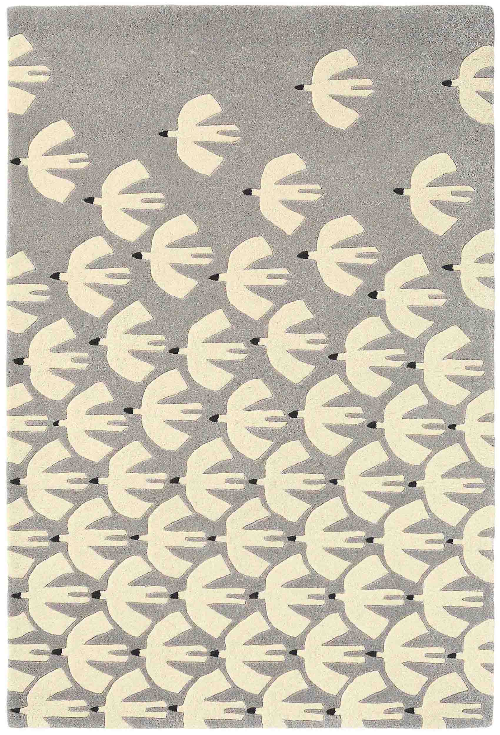 Scion - Pajaro Steel 23904 - 090x150 cm Vloerkleed