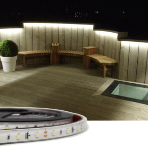 3 meter Helder Wit Basic led strip voor buiten losse strip