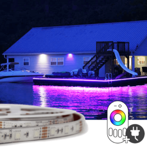 3 meter RGB led strip voor buiten complete set