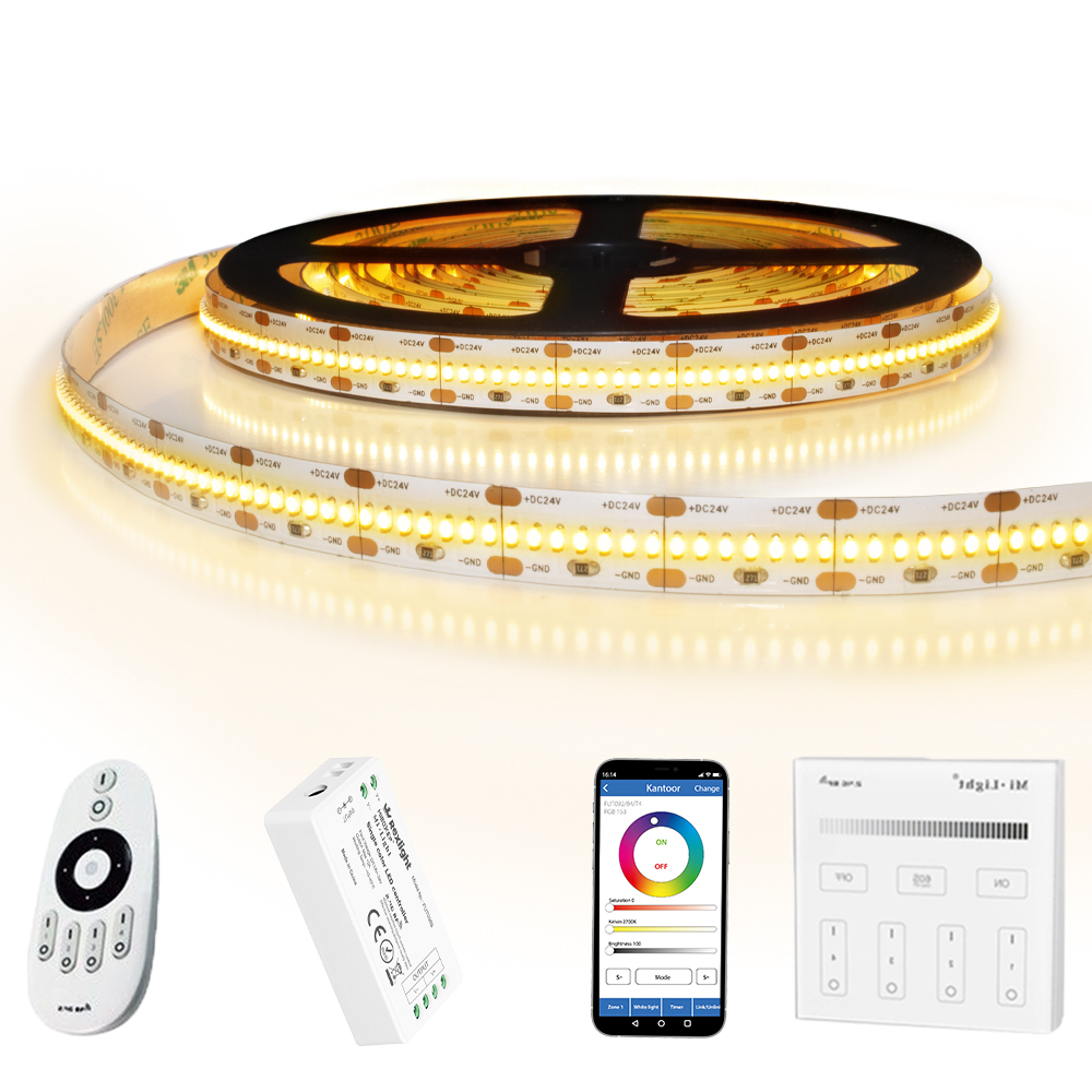 30 meter led strip Warm Wit Pro 420 - complete set