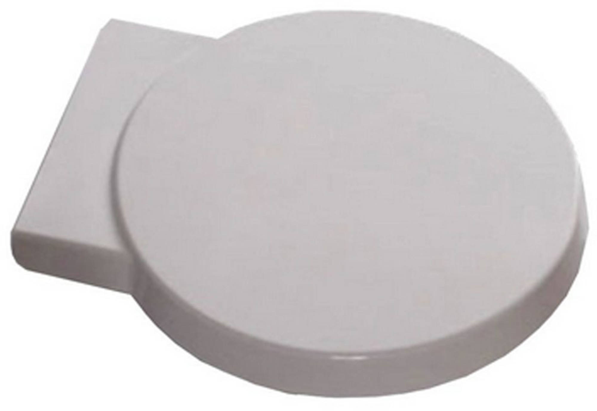 Saqu Rondo toiletbril met deksel 49cm Wit
