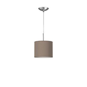 hanglamp tube deluxe bling Ø 20 cm - taupe