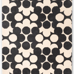 Orla Kiely - Puzzle Flower Slate 060905 - 250x350 cm Vloerkleed
