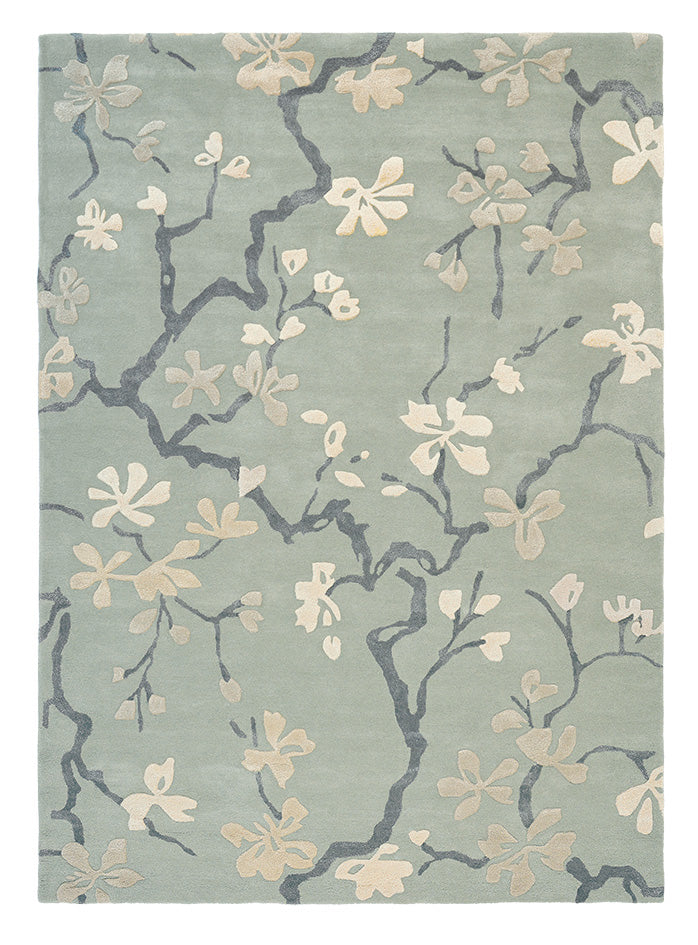 Sanderson - Anthea China Blue 47107 - 250x350 cm Vloerkleed