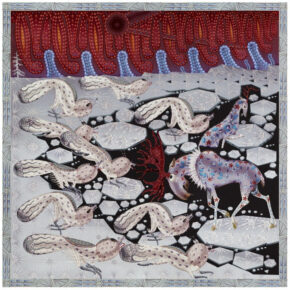 Moooi Carpets - Polar Byzantine Chapter III - 200x200 cm Vloerkleed