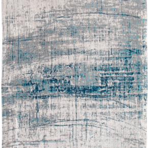 Louis de Poortere - Griff 8421 Mad Men Bronx Azurite - 80x150 cm Vloerkleed