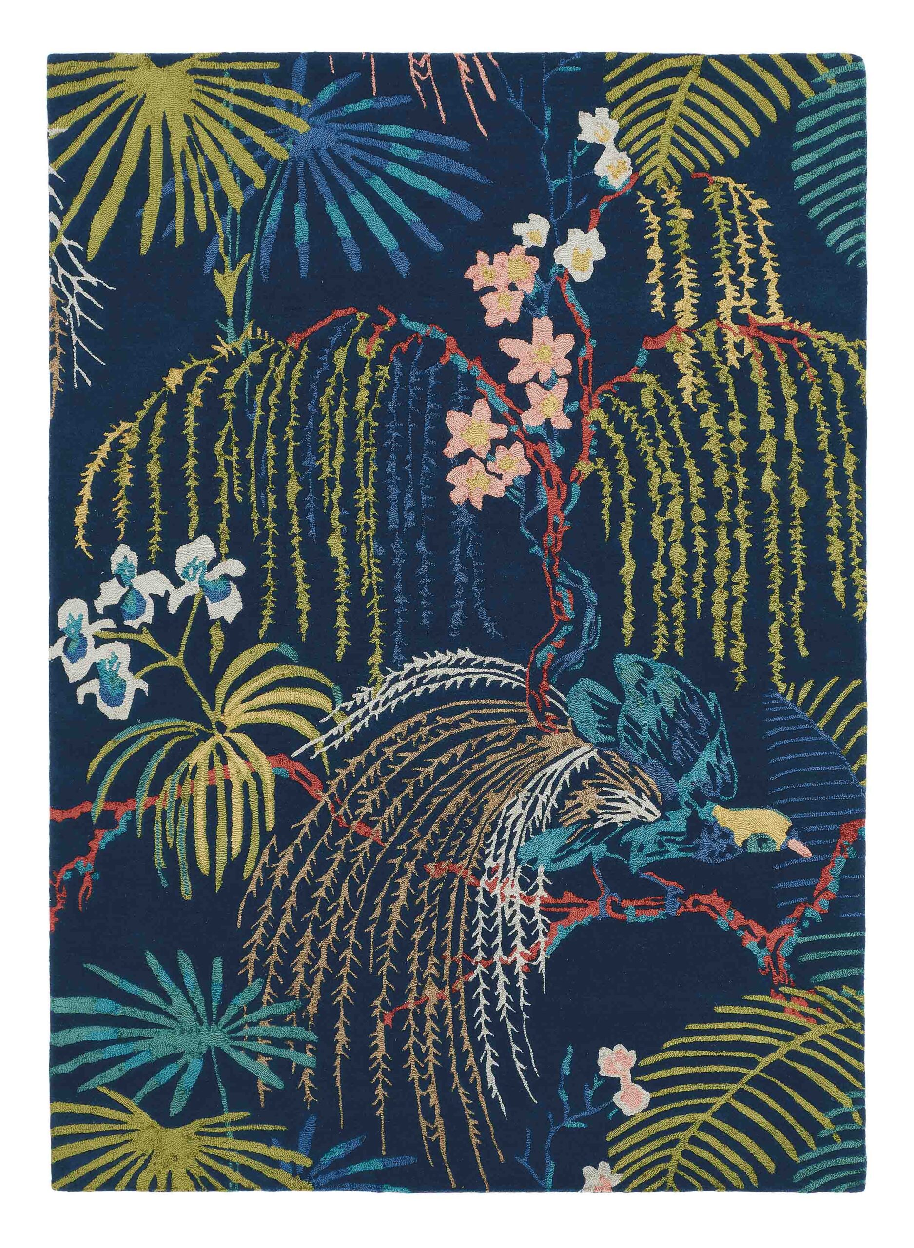 Sanderson - Rain Forest Tropical Night 060708 - 250x350 cm Vloerkleed