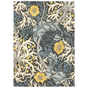 Morris & Co - Seaweed Teal 127008 - 250x350 cm Vloerkleed