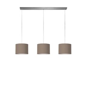 hanglamp beam 3 bling Ø 25 cm - taupe