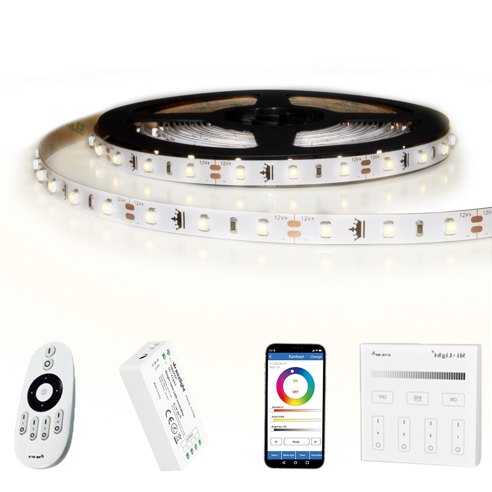 45 METER - 2700 LEDS complete led strip set Helder Wit