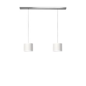 Home sweet home hanglamp Beam 2 Bling Ø 20 cm - wit