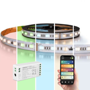 5 meter complete set RGBWW led strip met Zigbee controller