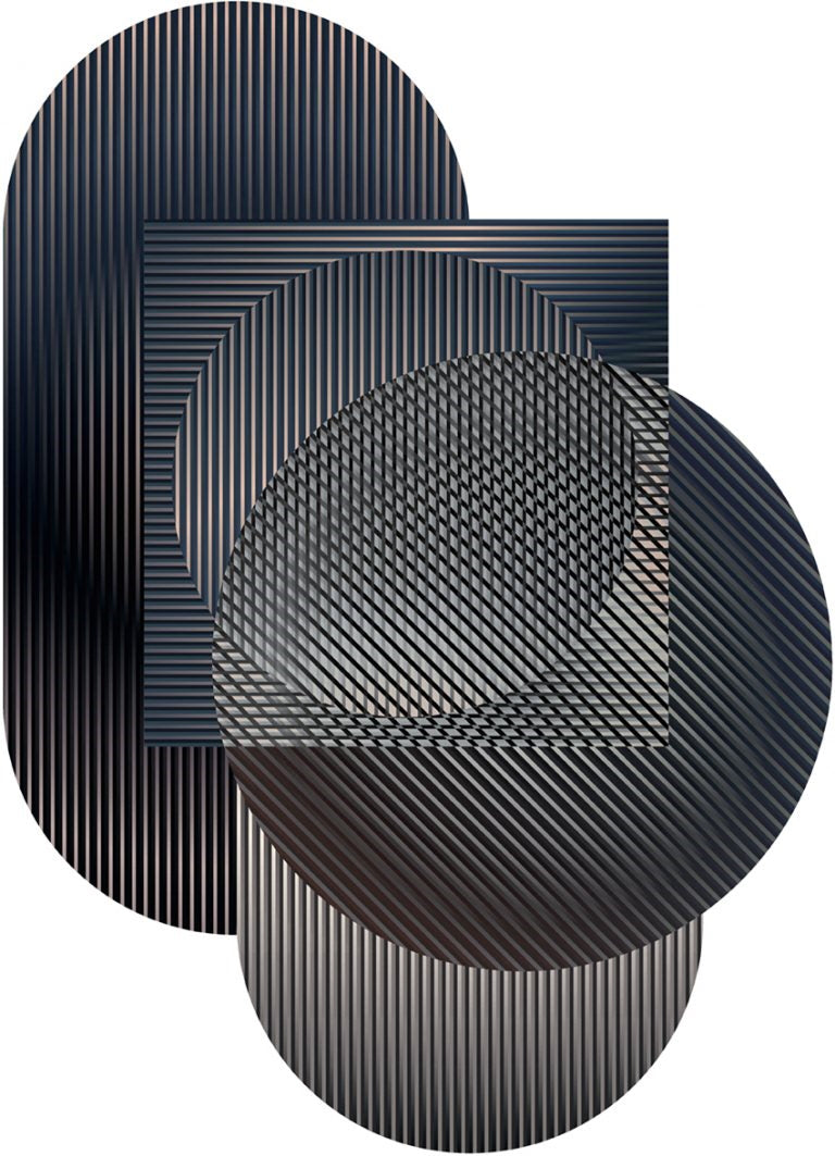 Moooi Carpets - Trichroic Hoxton Shapes - 400x289 cm Vloerkleed