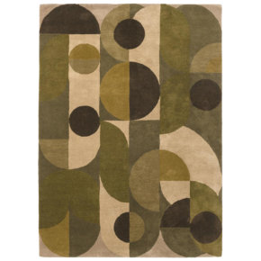 Brink en Campman - Decor Cosmo Green 095207 - 250x350 cm Vloerkleed