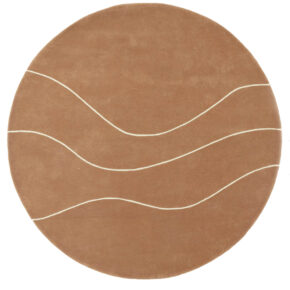 Rebellenclub - Abstract en verfijnd Flow of Nature Rond - 200 rond Vloerkleed