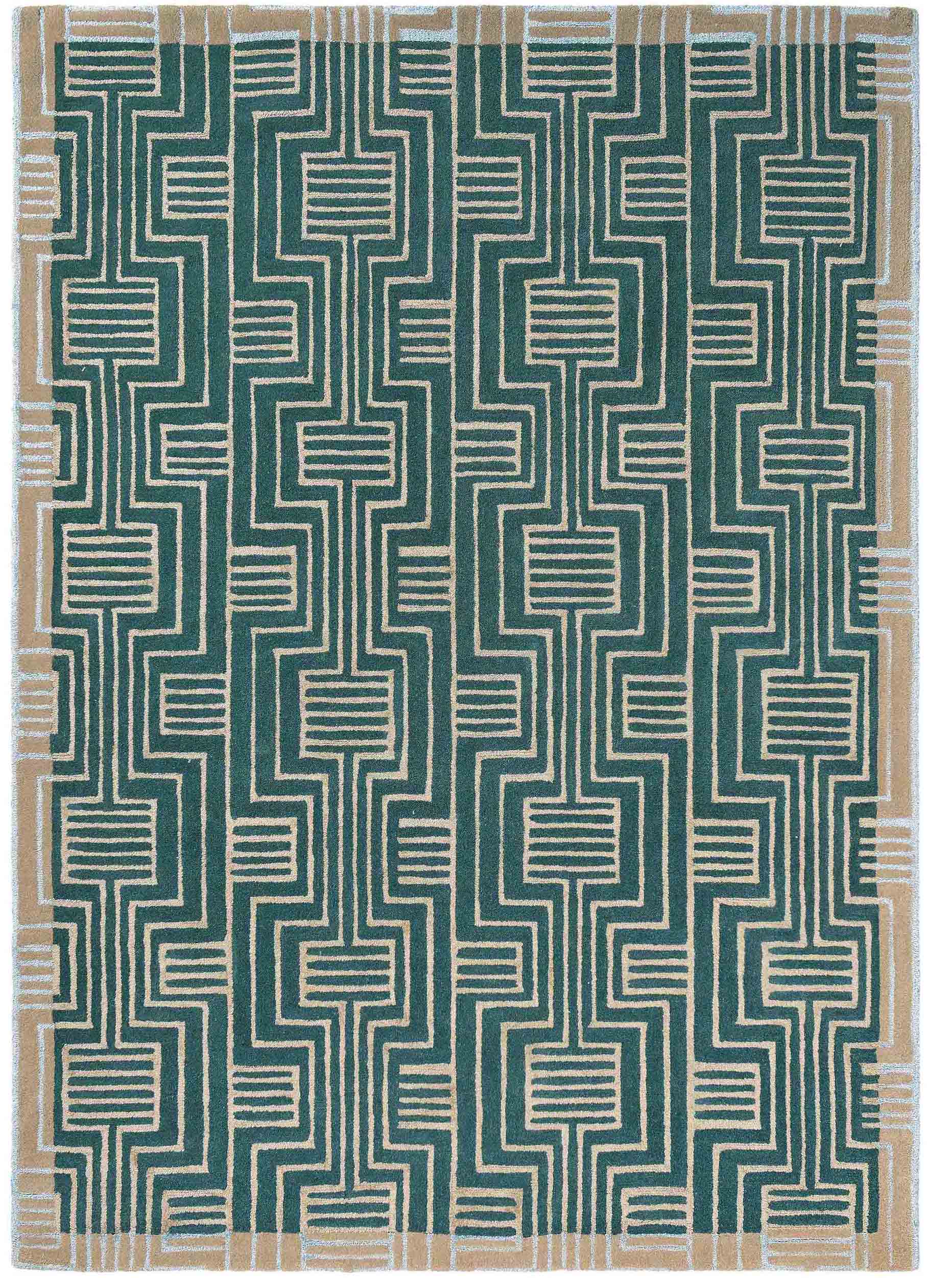 Ted Baker - Kinmo Green 56807 - 250x350 cm Vloerkleed