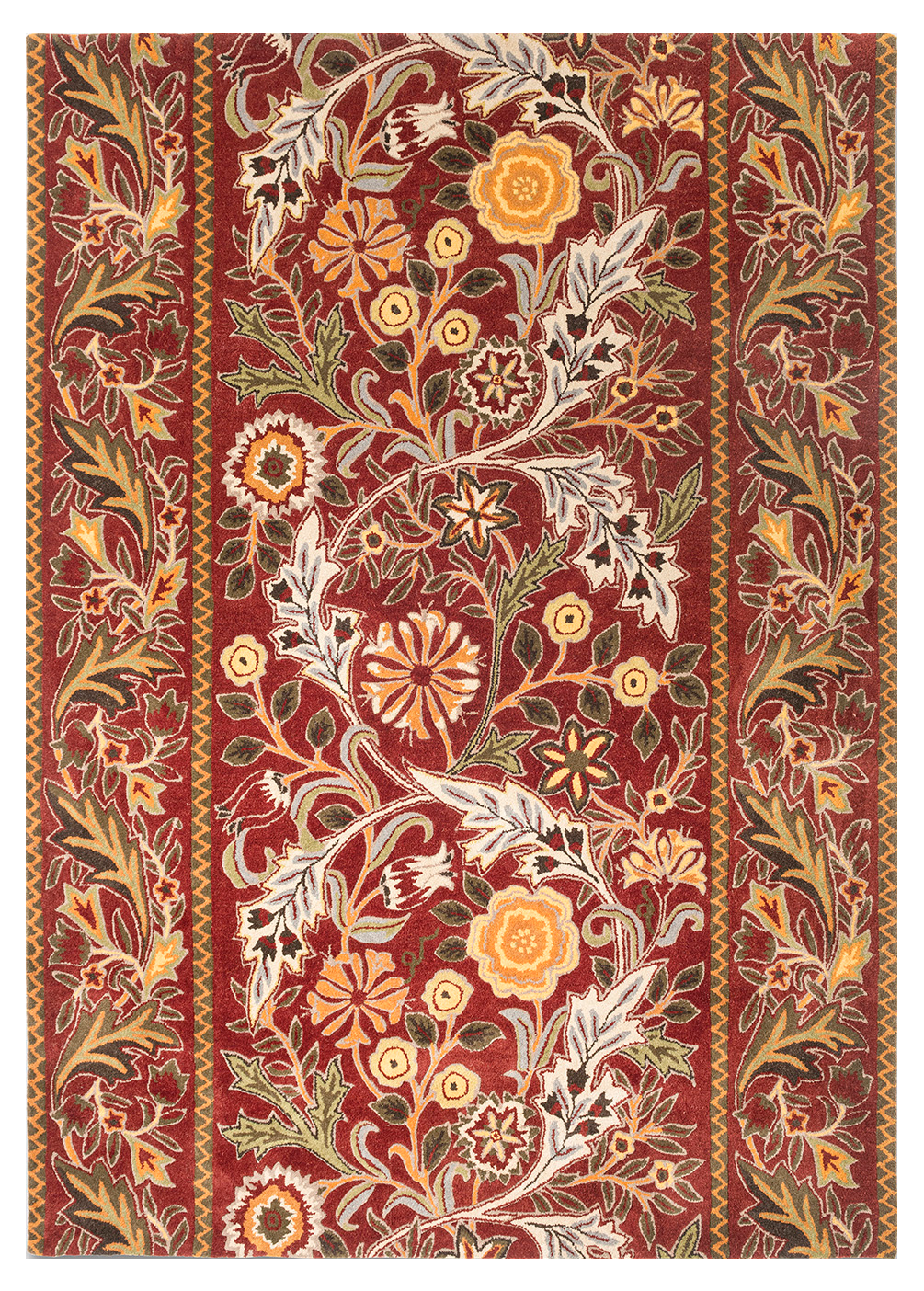 Morris & Co - Wilhelmina Russet 127400 - 250x350 cm Vloerkleed