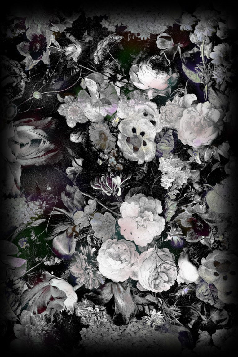 Moooi Carpets - Eden Queen B&W - 350x350 cm Vloerkleed