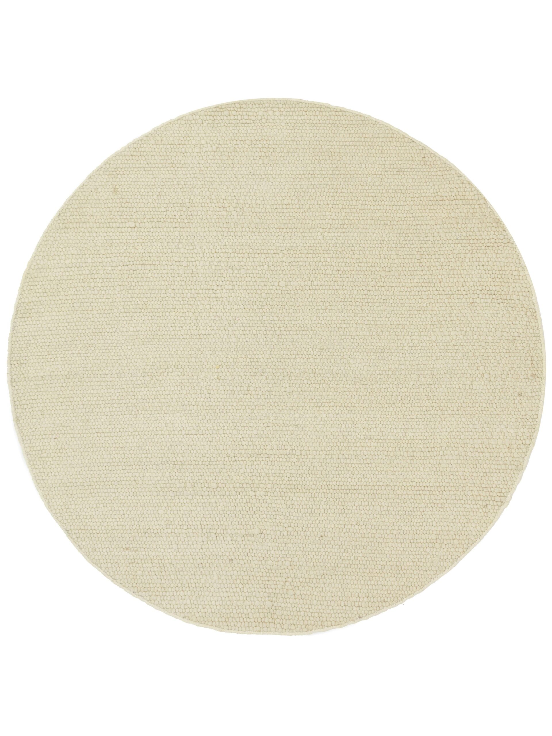MOMO Rugs - Sten White Rond - 200 rond Vloerkleed