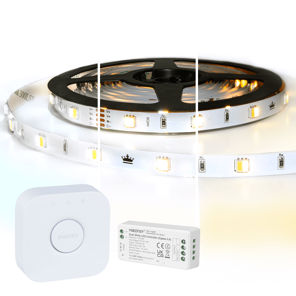 6 meter Dual White strip Zigbee - starterset