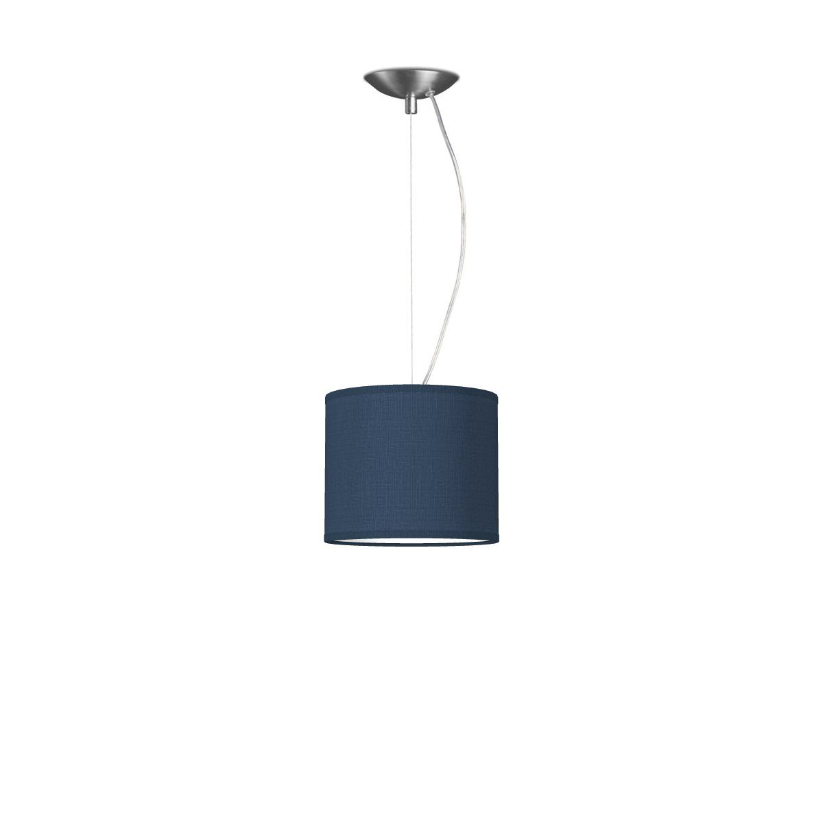 hanglamp basic deluxe bling Ø 16 cm - blauw
