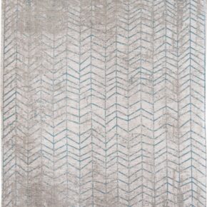 Louis de Poortere - 8927 Mad Men Tribeca Blue - 80x150 cm Vloerkleed