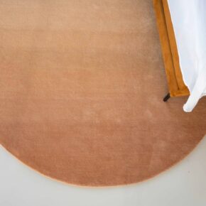 MOMO Rugs Designer Collection - MOMO Rugs Designer Elvire Gradient Dot Amber - 150 rond Vloerkleed