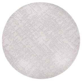 Louis de Poortere - Rond vloerkleed Baobab Structures 9198 Tsingy Oyster - 240 rond