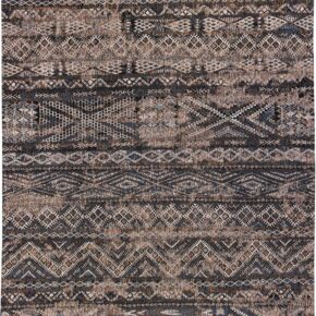 Louis de Poortere - 9113 Antiquarian Kelim Black Rabat - 290x390 cm Vintage Vloerkleed
