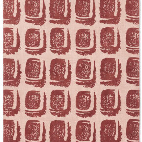 Ted Baker - Woodblock Red 163003 - 250x350 cm Vloerkleed