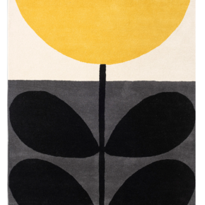 Orla Kiely - Flower Stem Granite 059806 - 250x350 cm Vloerkleed