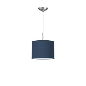 hanglamp tube deluxe bling Ø 25 cm - blauw