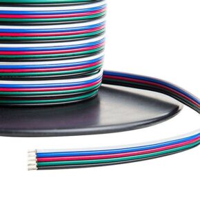 7,5 meter losse RGBW kabel