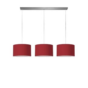 hanglamp beam 3 bling Ø 35 cm - rood