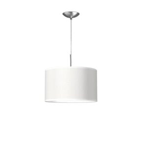 hanglamp tube deluxe bling Ø 35 cm - wit