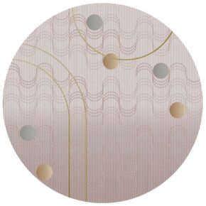 Moooi Carpets - Swell Rose Quarts - 350 rond Vloerkleed