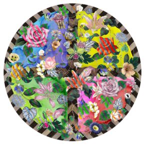 Moooi Carpets - Malmaison Berlingot - 350 rond Vloerkleed