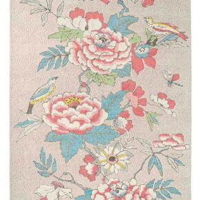 Wedgwood - Paeonia Coral 37902 - 250x350 cm Vloerkleed