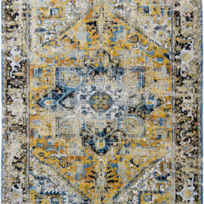 Louis de Poortere - 8704 Antiquarian Amir Gold - 290x390 cm Vintage Vloerkleed